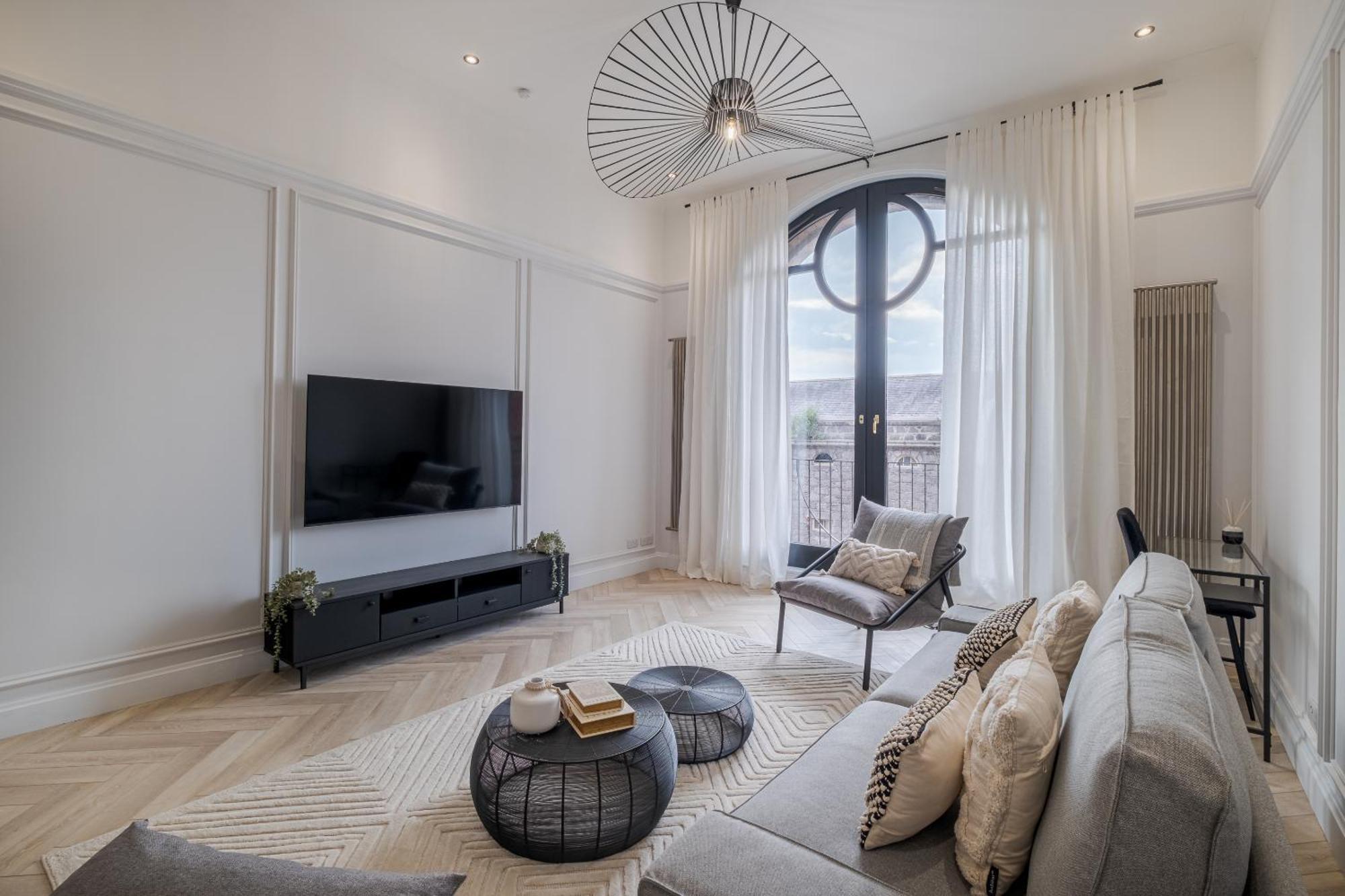 Bastille Stay - Sja Stays - Luxury 2 Bed Apartment أبردين المظهر الخارجي الصورة